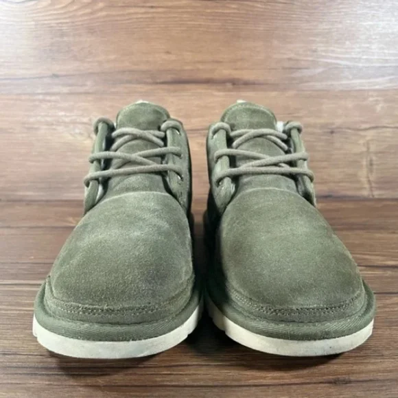 Green suede polo boots - Picture 6 of 7